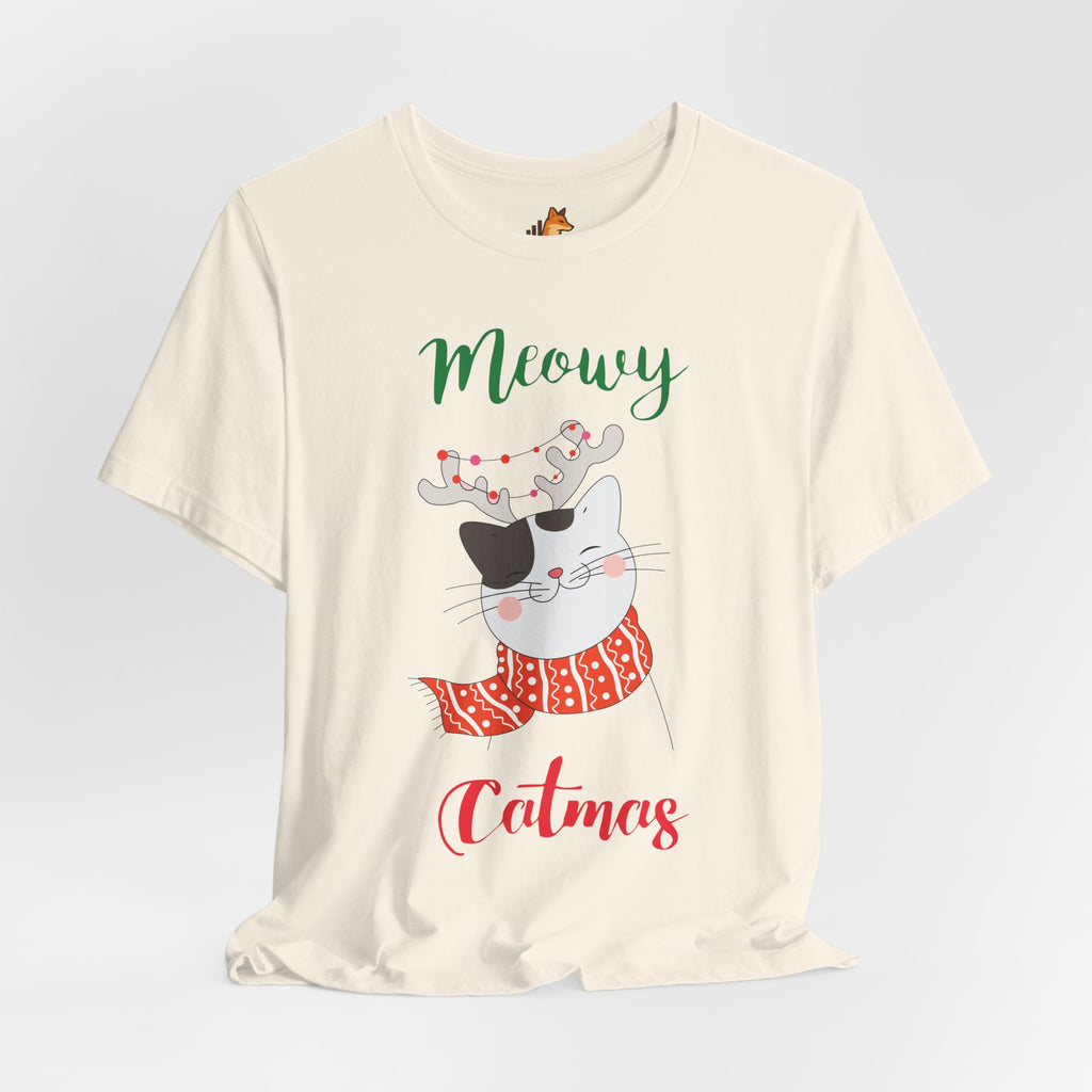 Meowy Catmas T-Shirt – Cute Christmas Cat Tee