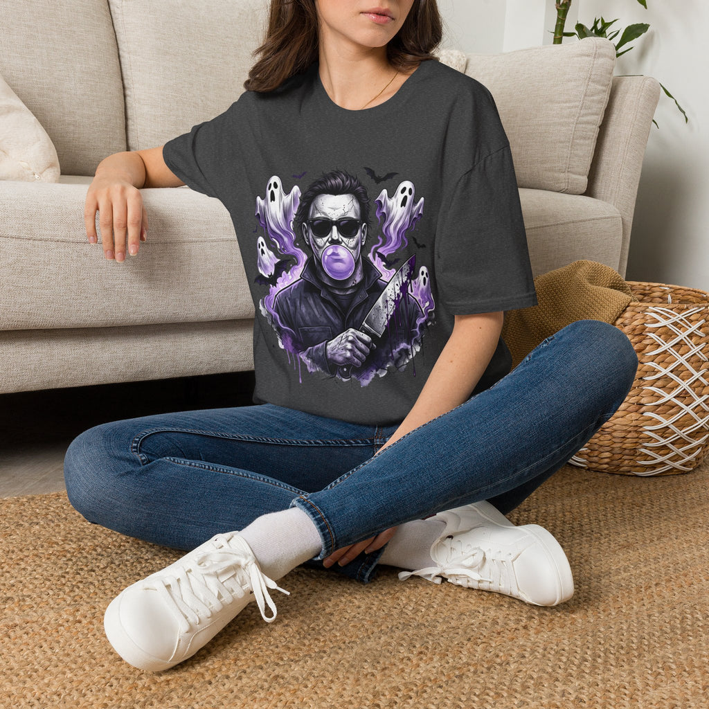 Vintage Horror Icon T-Shirt — Bubblegum Jason Design