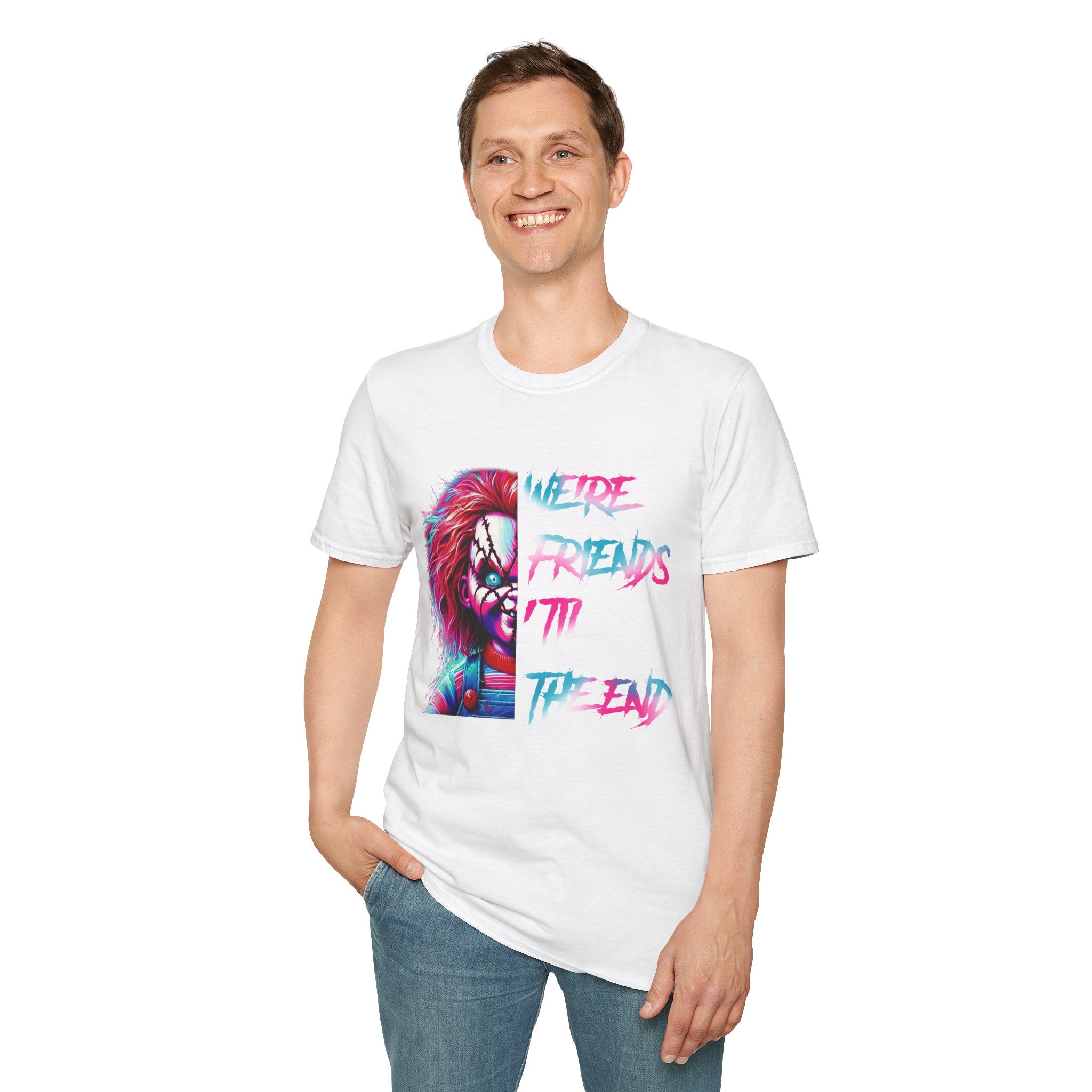 Creepy Clown Chucky "We’re Friends Till The End" T-Shirt