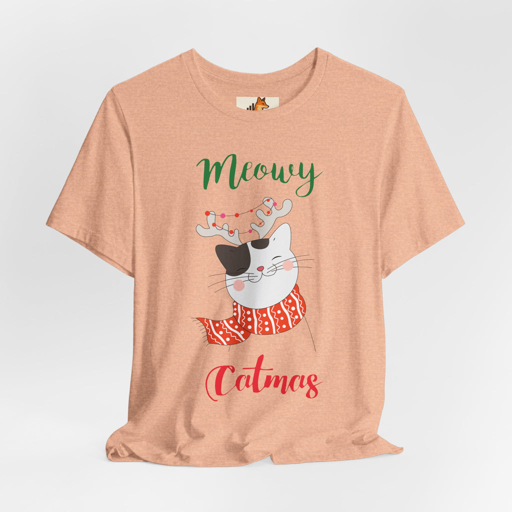 Meowy Catmas T-Shirt – Cute Christmas Cat Tee