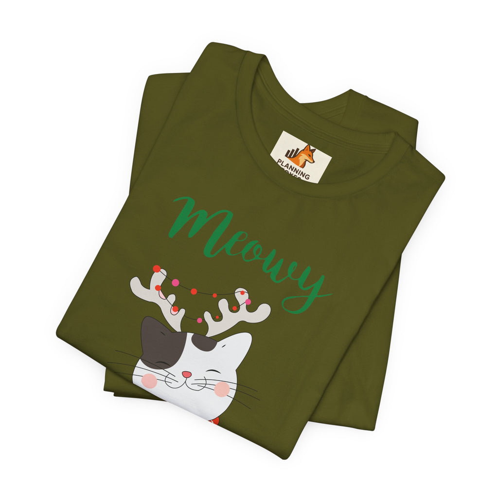 Meowy Catmas T-Shirt – Cute Christmas Cat Tee