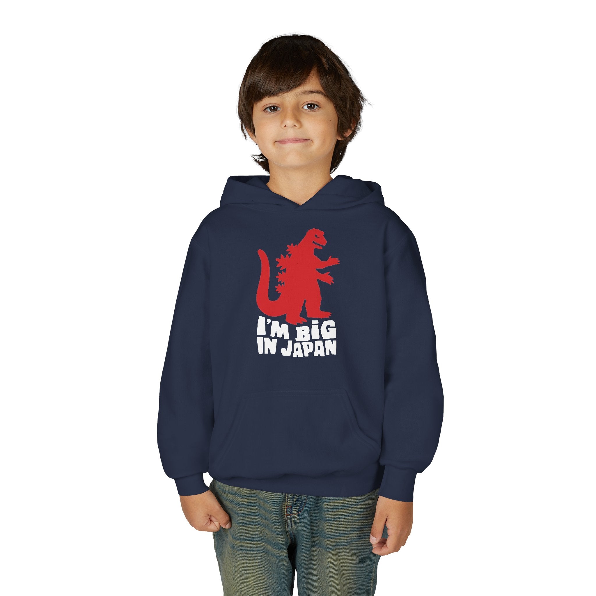 Youth Godzilla Hoodie – "I'm Big in Japan" Kids Pullover