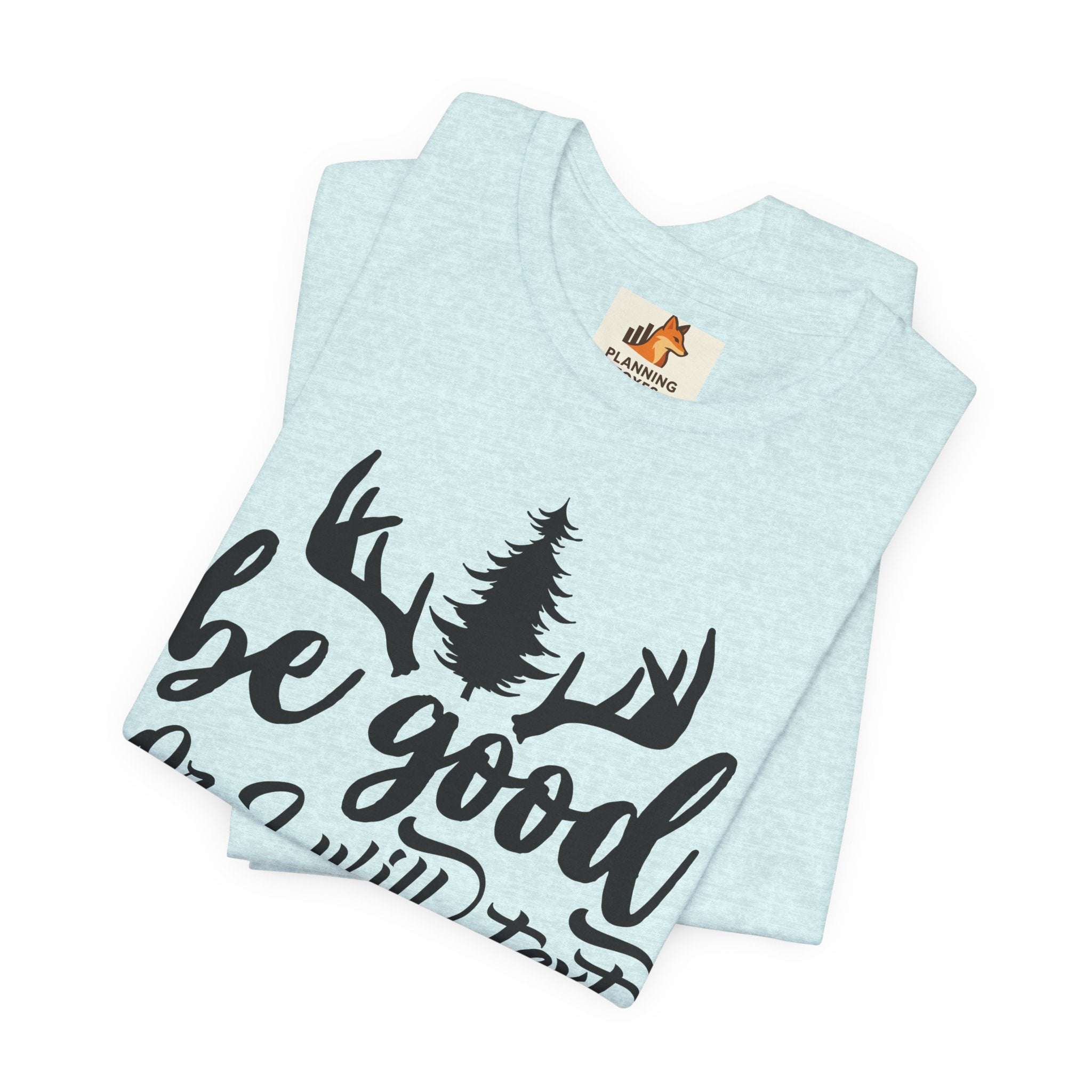 Christmas Tee — "Be Good or I Will Text Santa" Holiday Graphic Shirt