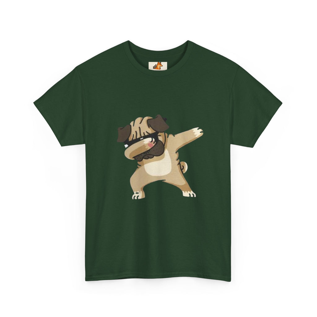 Dabbing Pug T-Shirt — Cute Funny Dog Graphic Tee for Pet Lovers