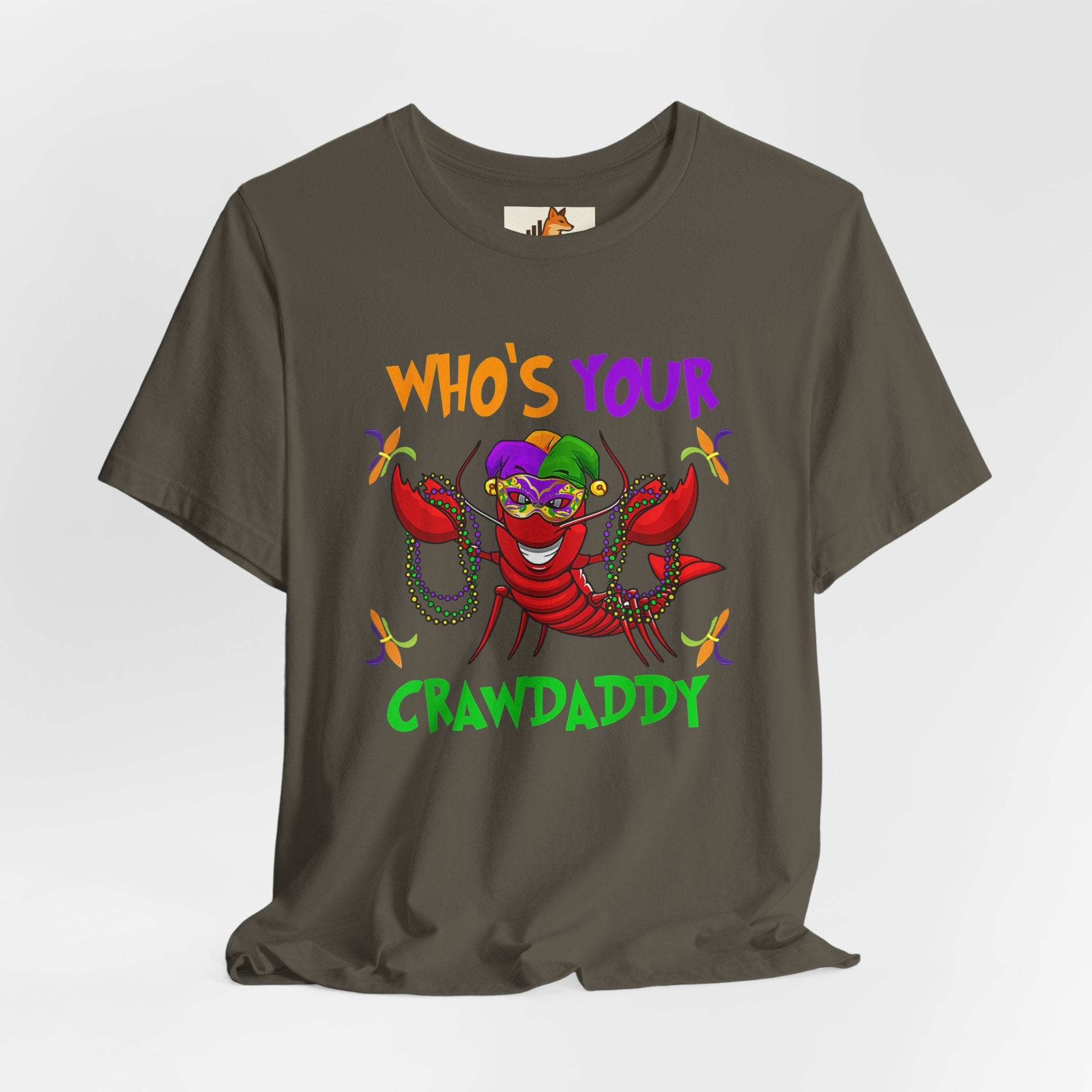 Mardi Gras Crawdaddy T-Shirt — "Who's Your Crawdaddy" Festive Tee