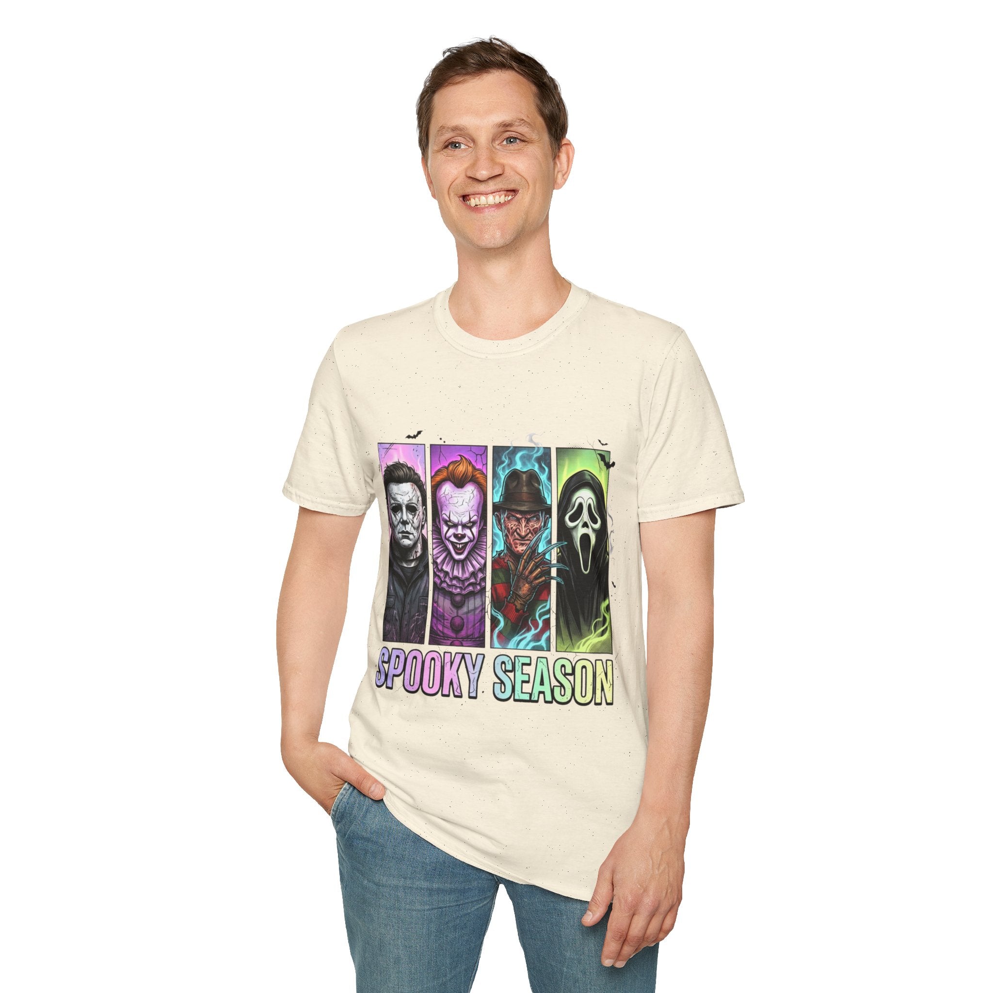 Halloween Horror Icons T-Shirt — "Spooky Season" Graphic Tee