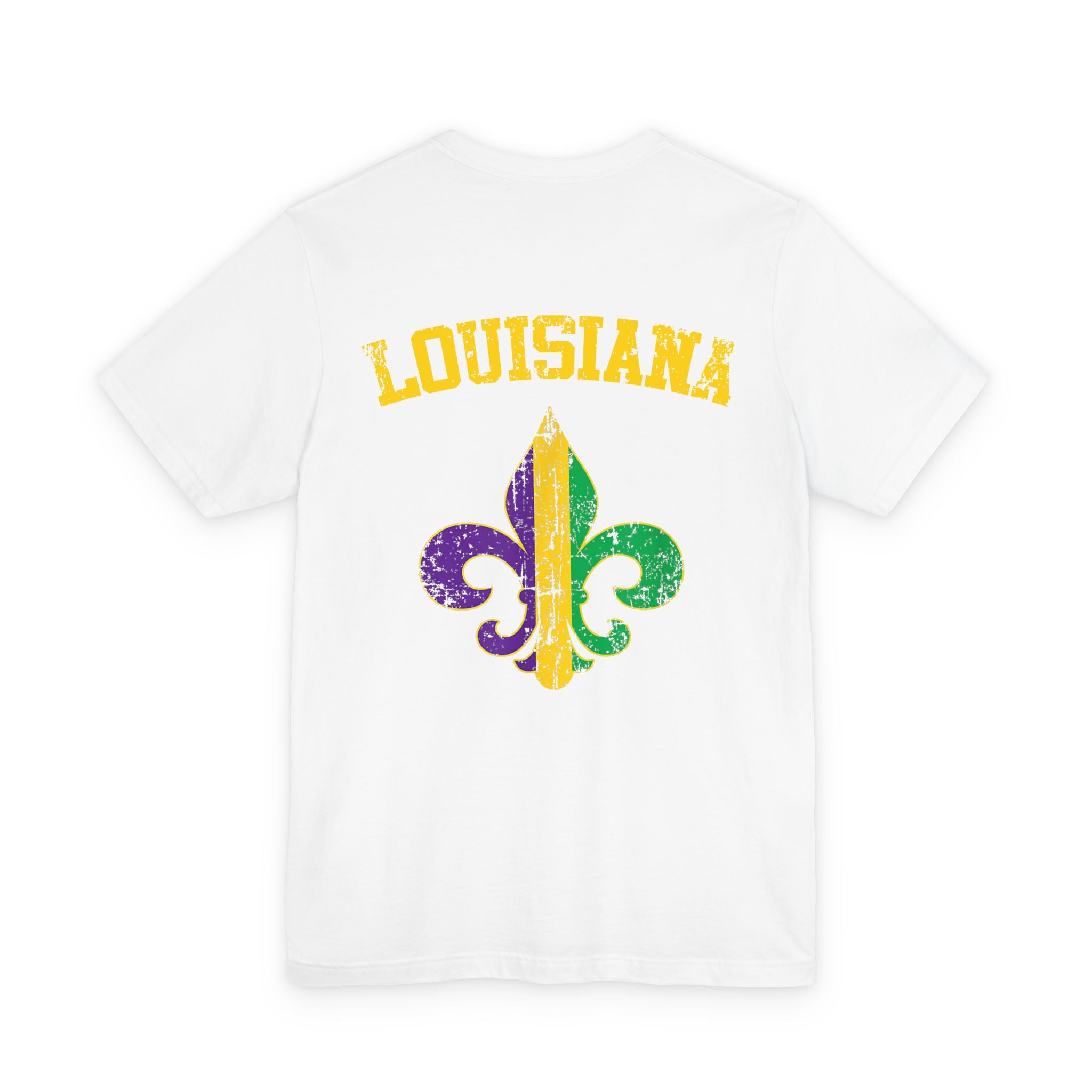Mardi Gras “Let’s Get Cray Cray” Crawfish T-Shirt — Louisiana Fleur-de-Lis Party Tee