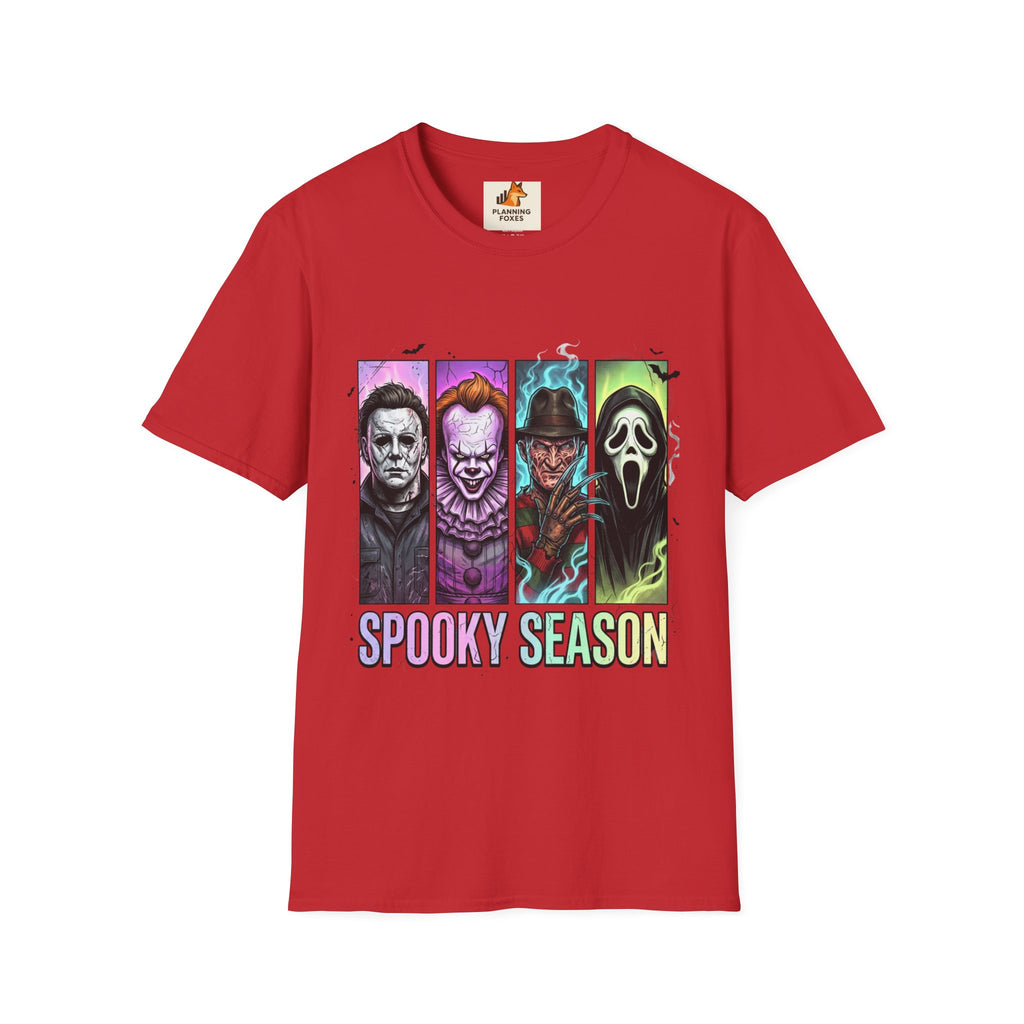 Halloween Horror Icons T-Shirt — "Spooky Season" Graphic Tee