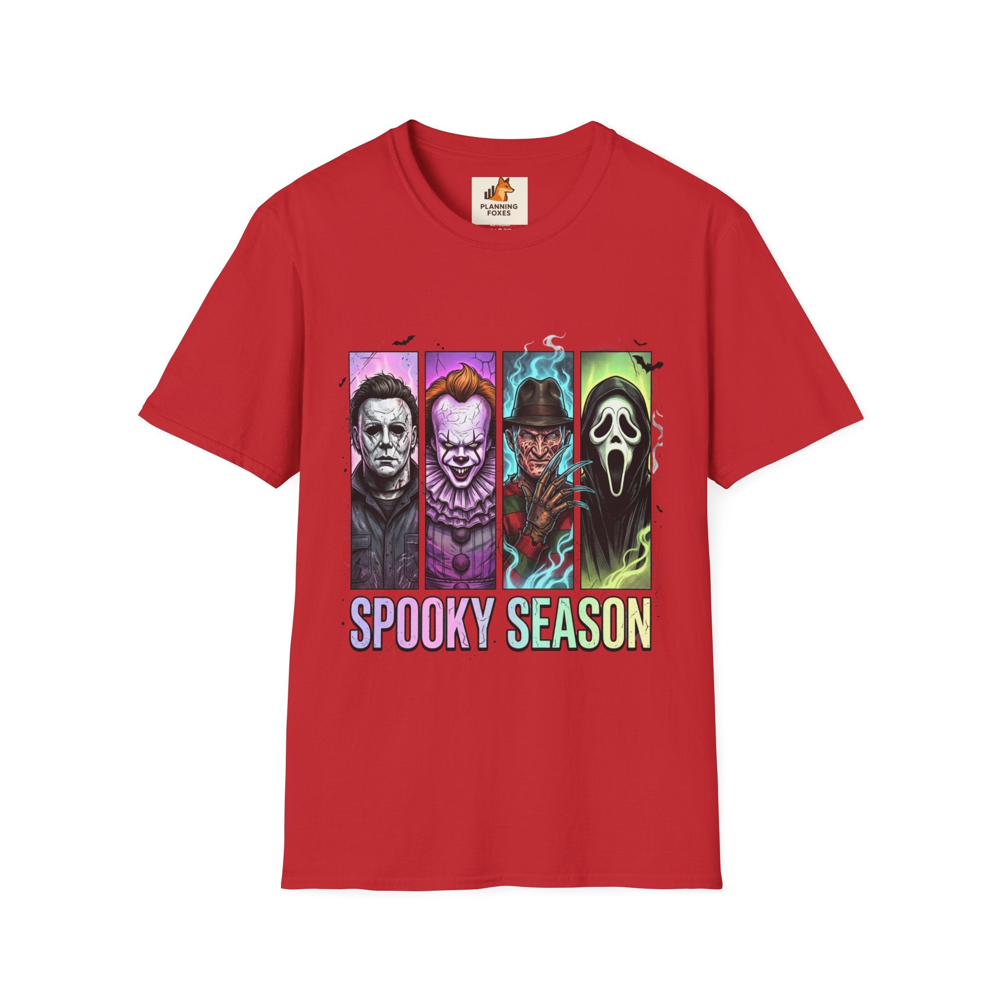 Halloween Horror Icons T-Shirt — "Spooky Season" Graphic Tee