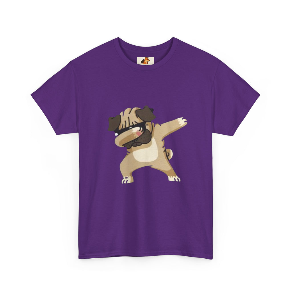 Dabbing Pug T-Shirt — Cute Funny Dog Graphic Tee for Pet Lovers
