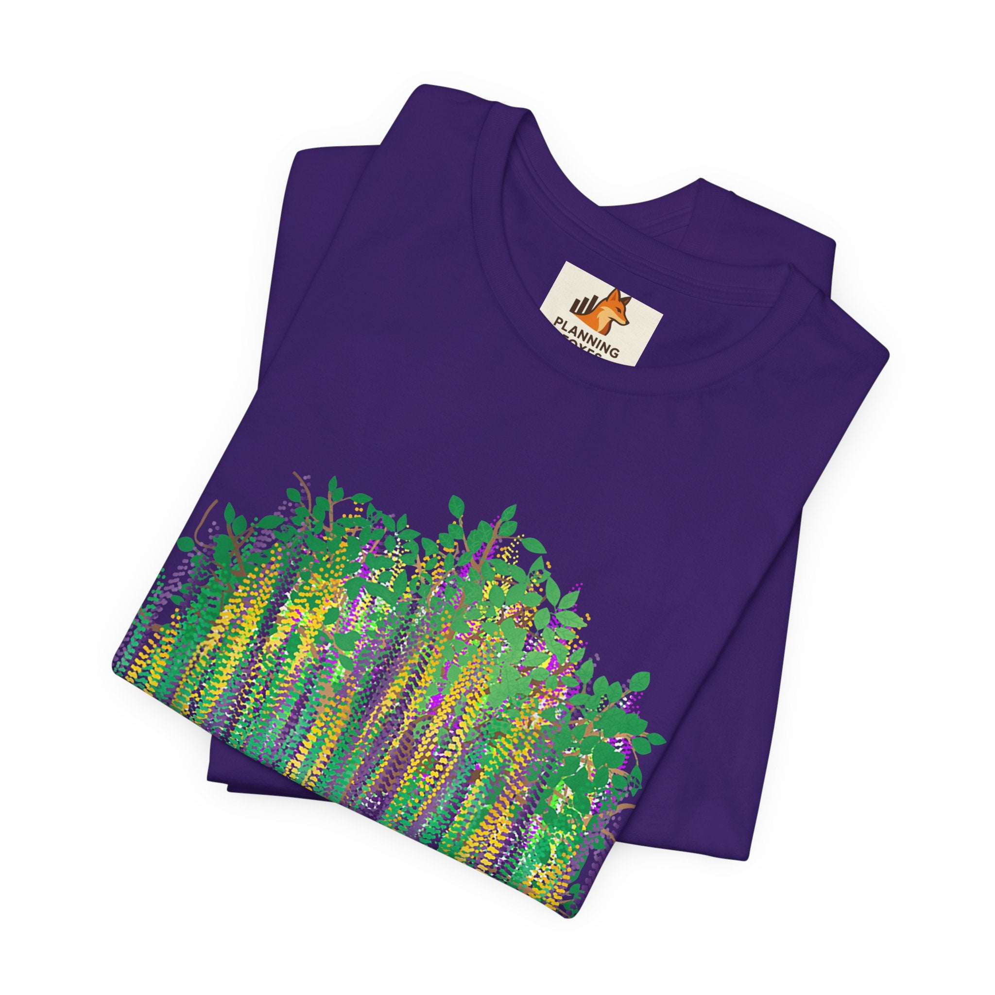Mardi Gras Willow T-Shirt — Louisiana Fleur-de-Lis Tee