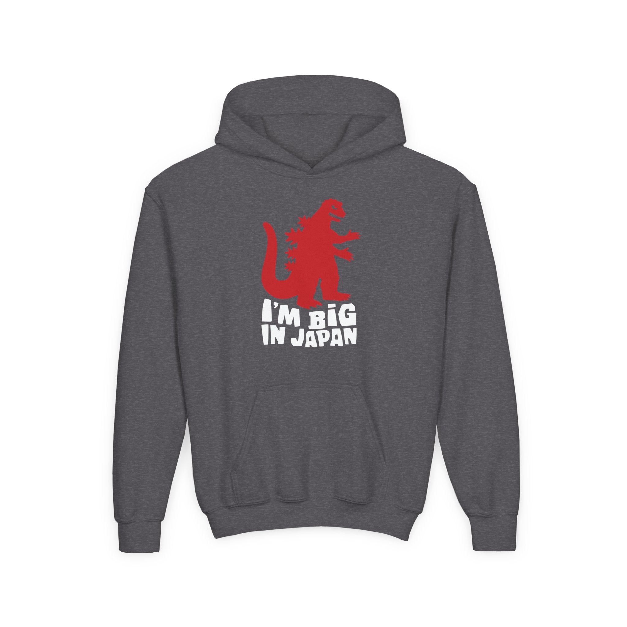 Youth Godzilla Hoodie – "I'm Big in Japan" Kids Pullover