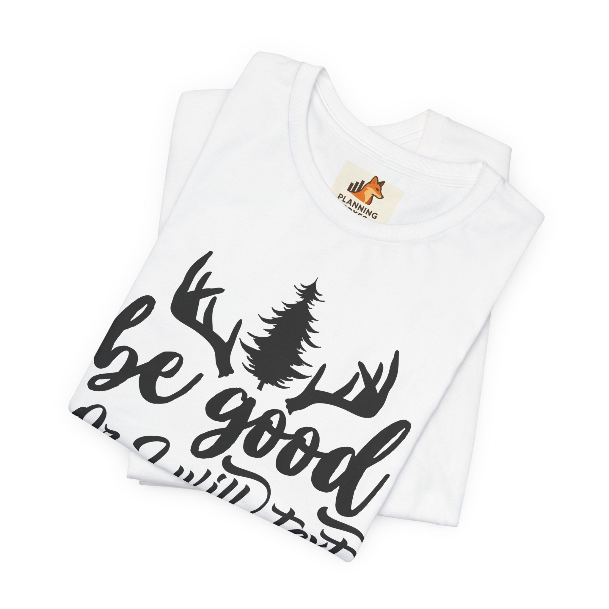 Christmas Tee — "Be Good or I Will Text Santa" Holiday Graphic Shirt