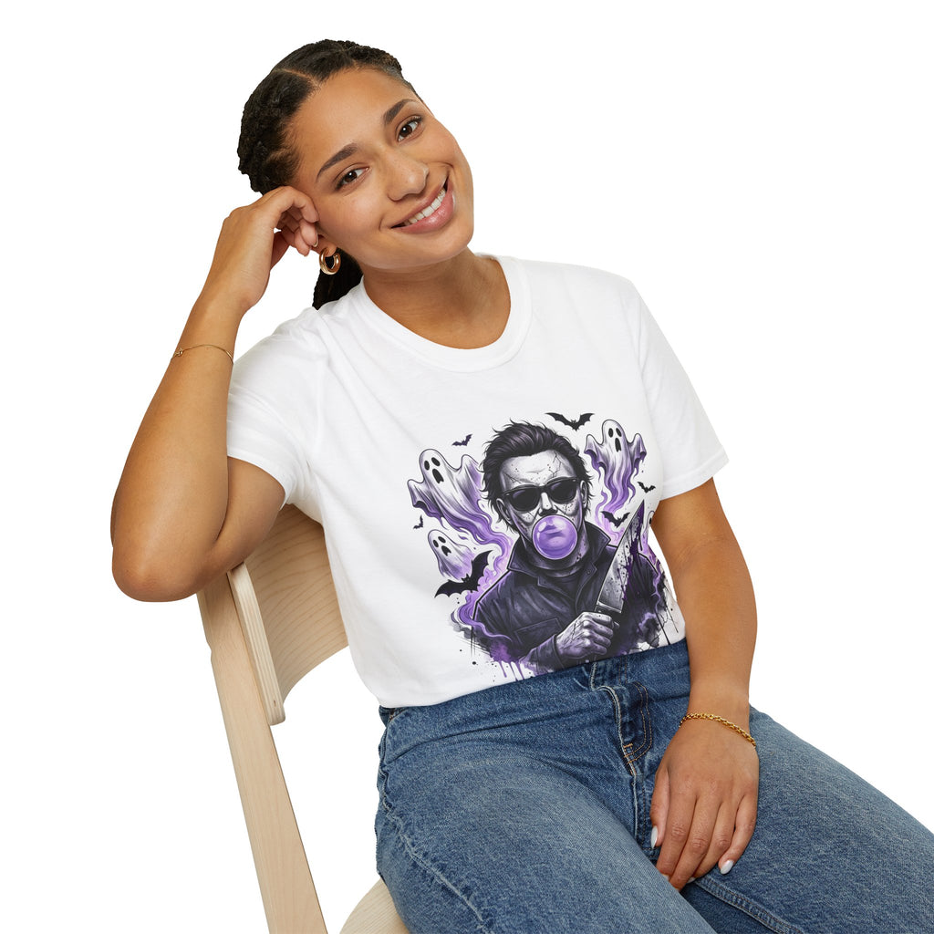 Vintage Horror Icon T-Shirt — Bubblegum Jason Design