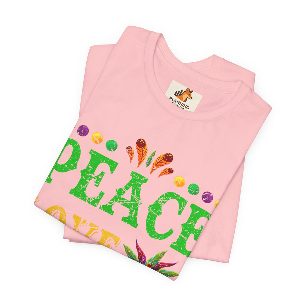 Mardi Gras T-Shirt — "Peace Love Gumbo" Festive Carnival Tee