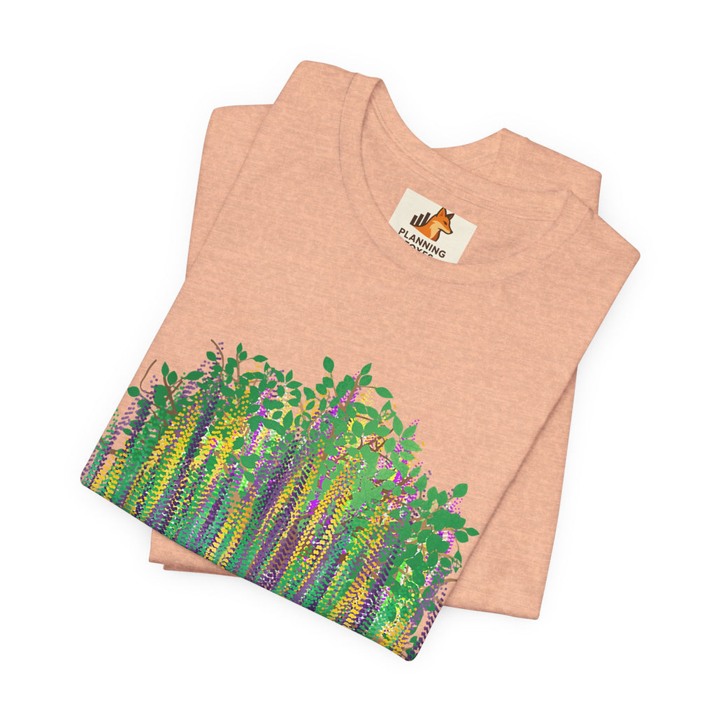 Mardi Gras Willow T-Shirt — Louisiana Fleur-de-Lis Tee