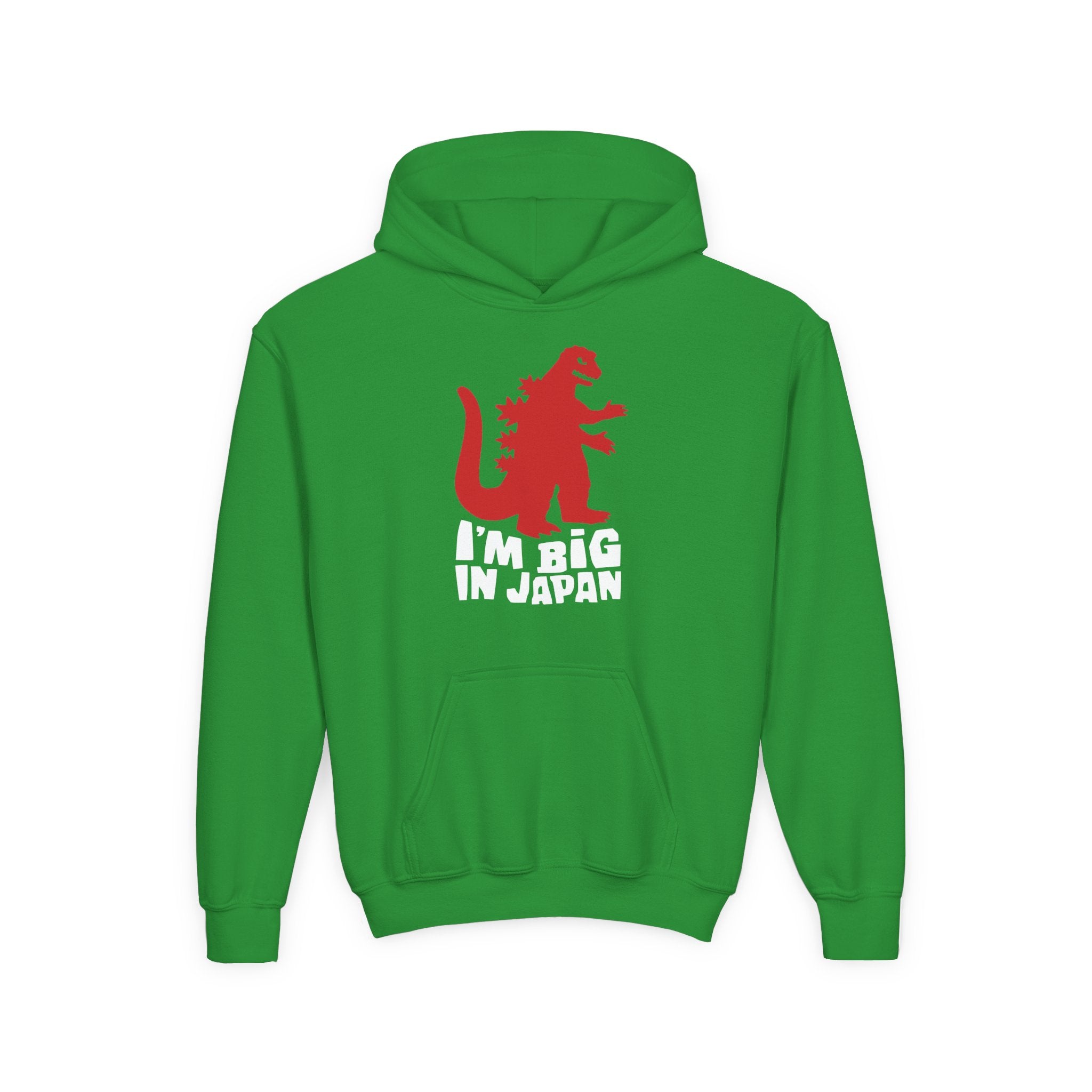 Youth Godzilla Hoodie – "I'm Big in Japan" Kids Pullover