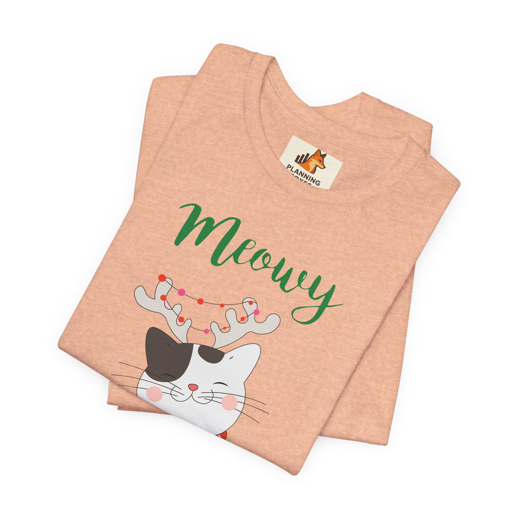 Meowy Catmas T-Shirt – Cute Christmas Cat Tee