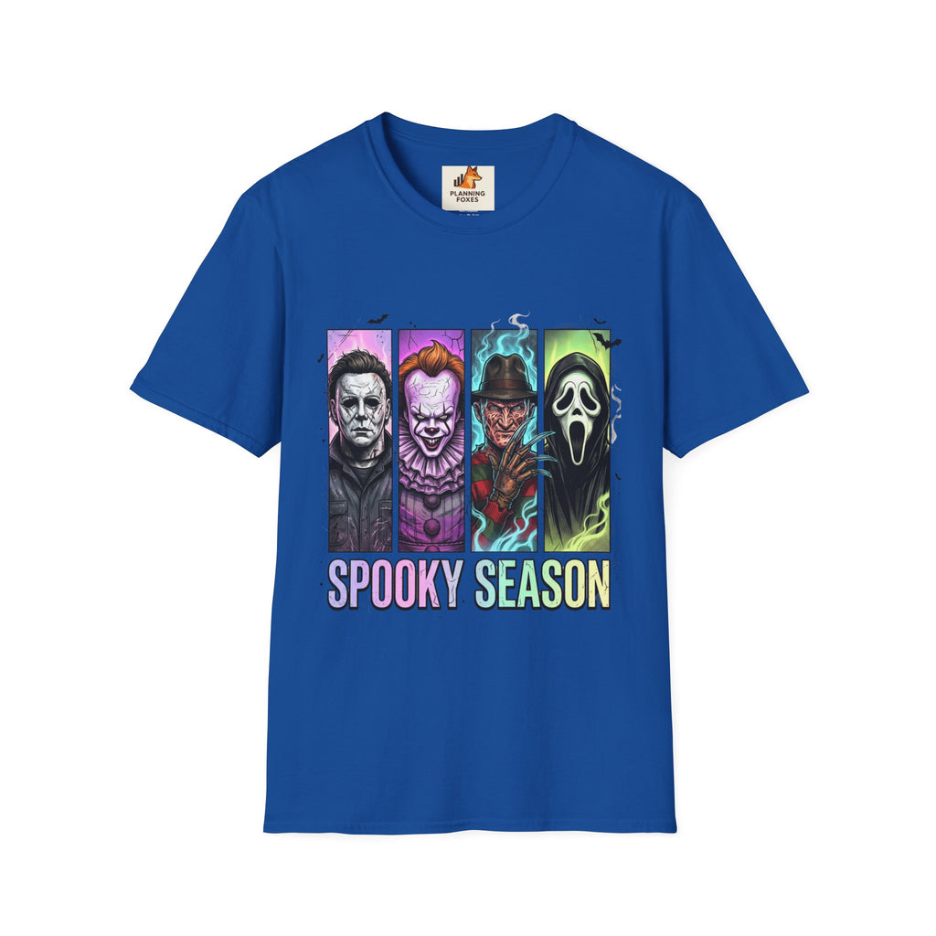 Halloween Horror Icons T-Shirt — "Spooky Season" Graphic Tee