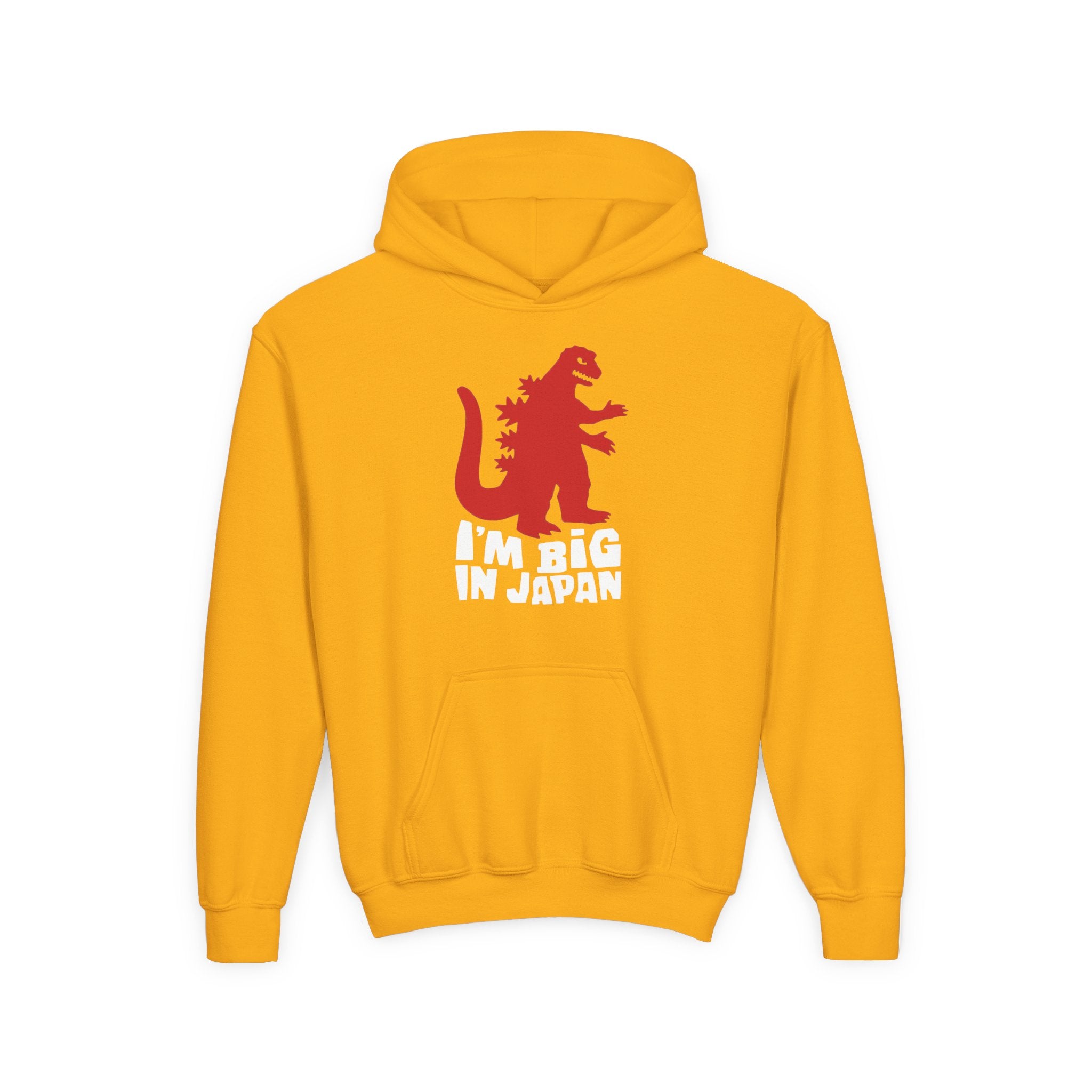 Youth Godzilla Hoodie – "I'm Big in Japan" Kids Pullover