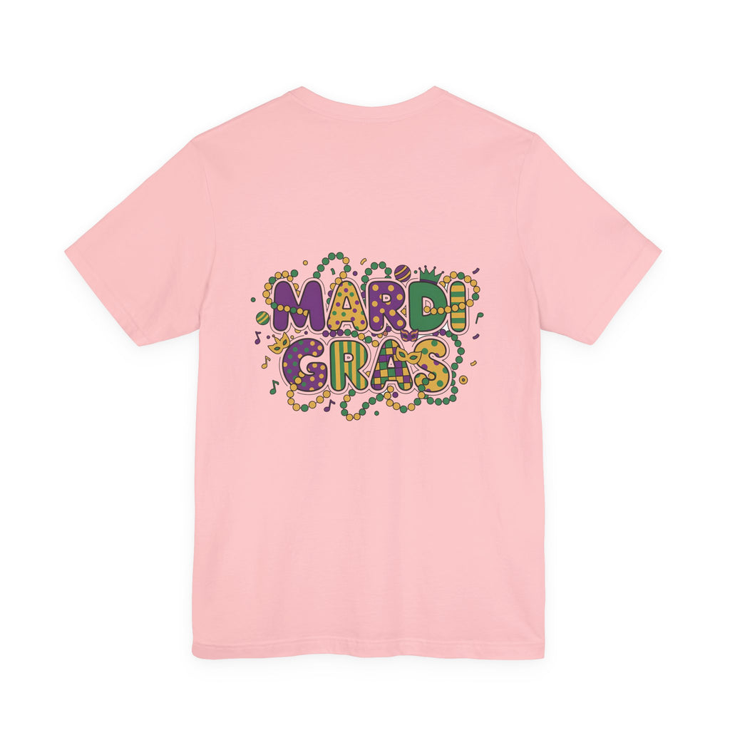 Mardi Gras T-Shirt — "Peace Love Gumbo" Festive Carnival Tee