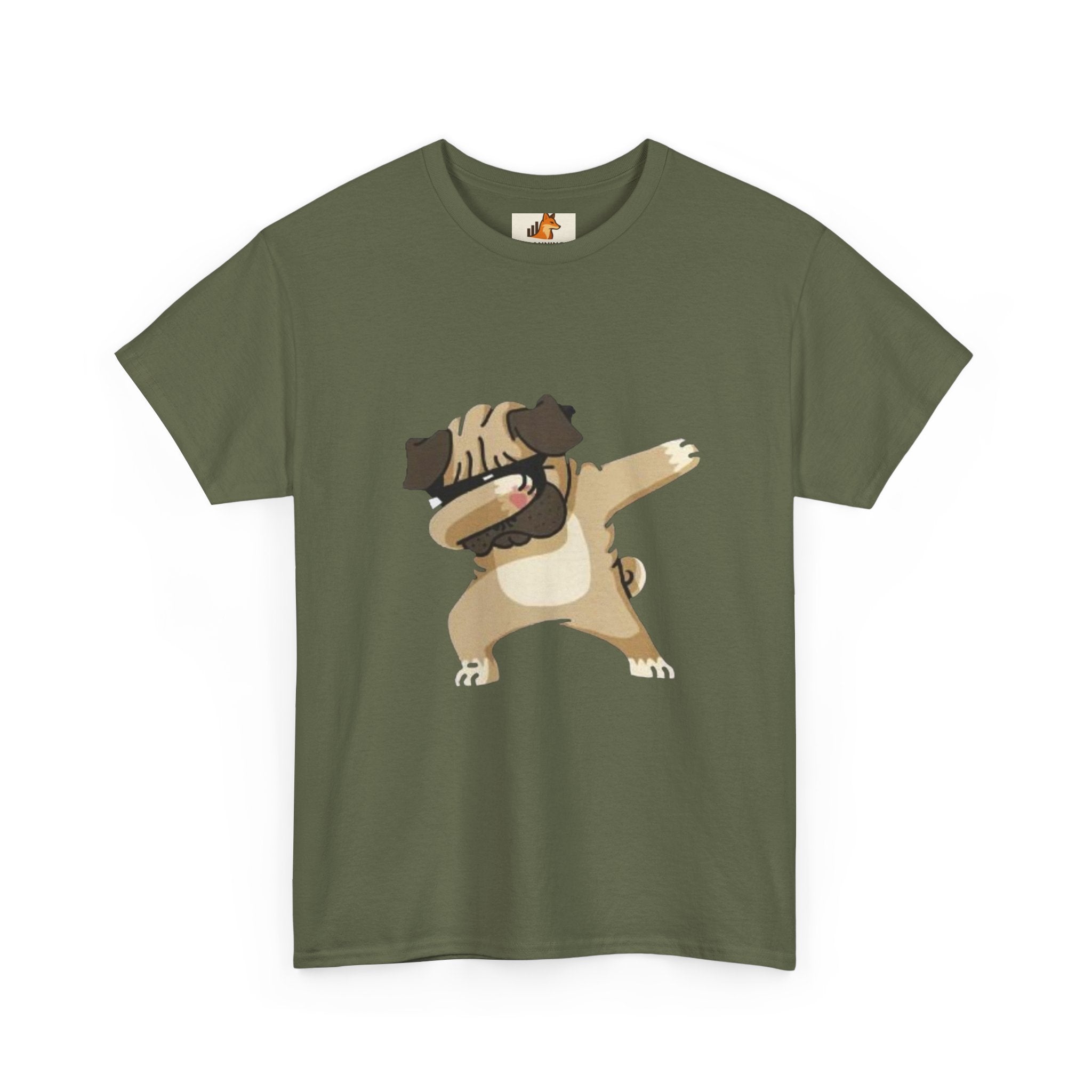 Dabbing Pug T-Shirt — Cute Funny Dog Graphic Tee for Pet Lovers