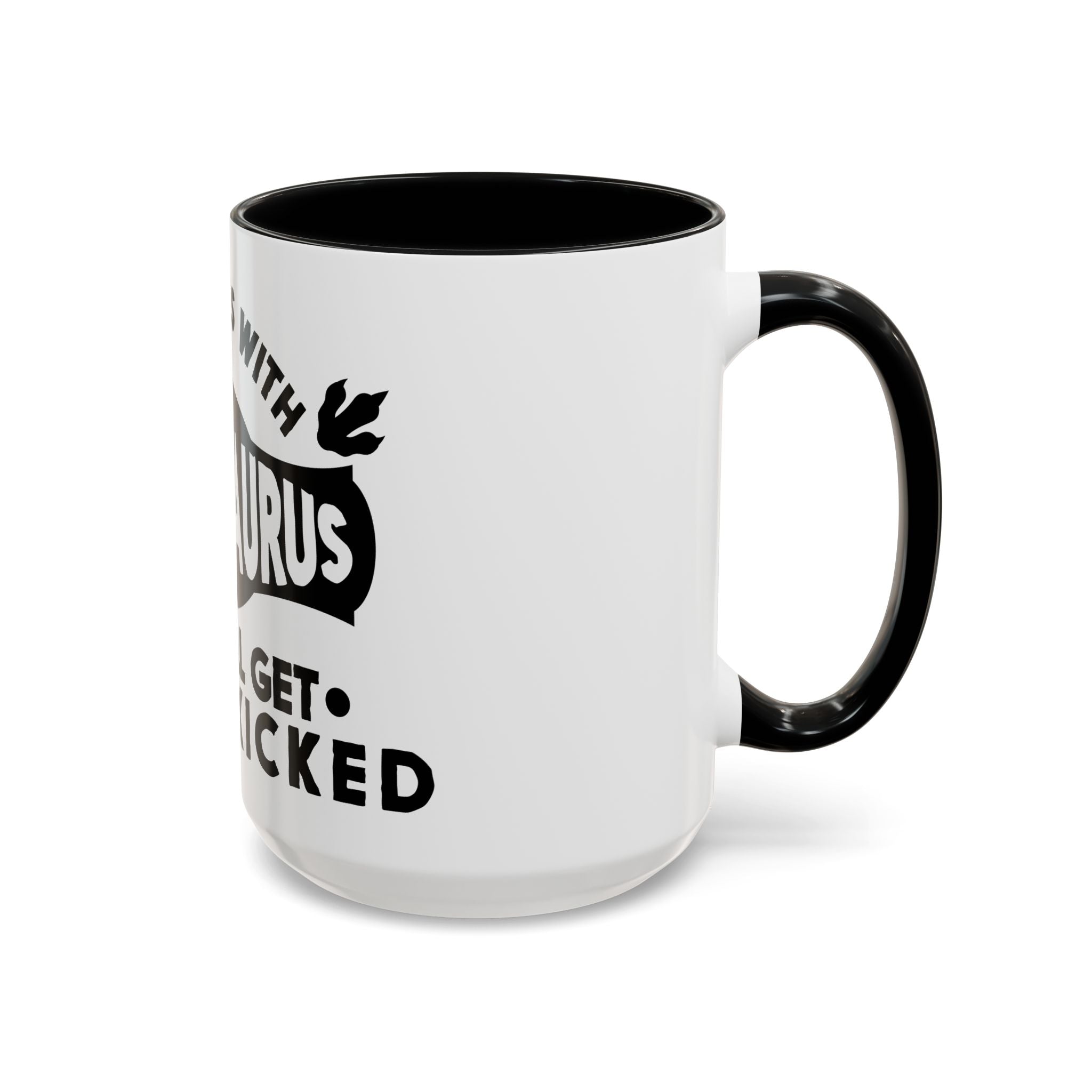 Don't Mess With Mimisaurus Coffee Mug — Funny Grandma Gift, 'You Will Get Jurasskicked' 11/15oz Accent Mug