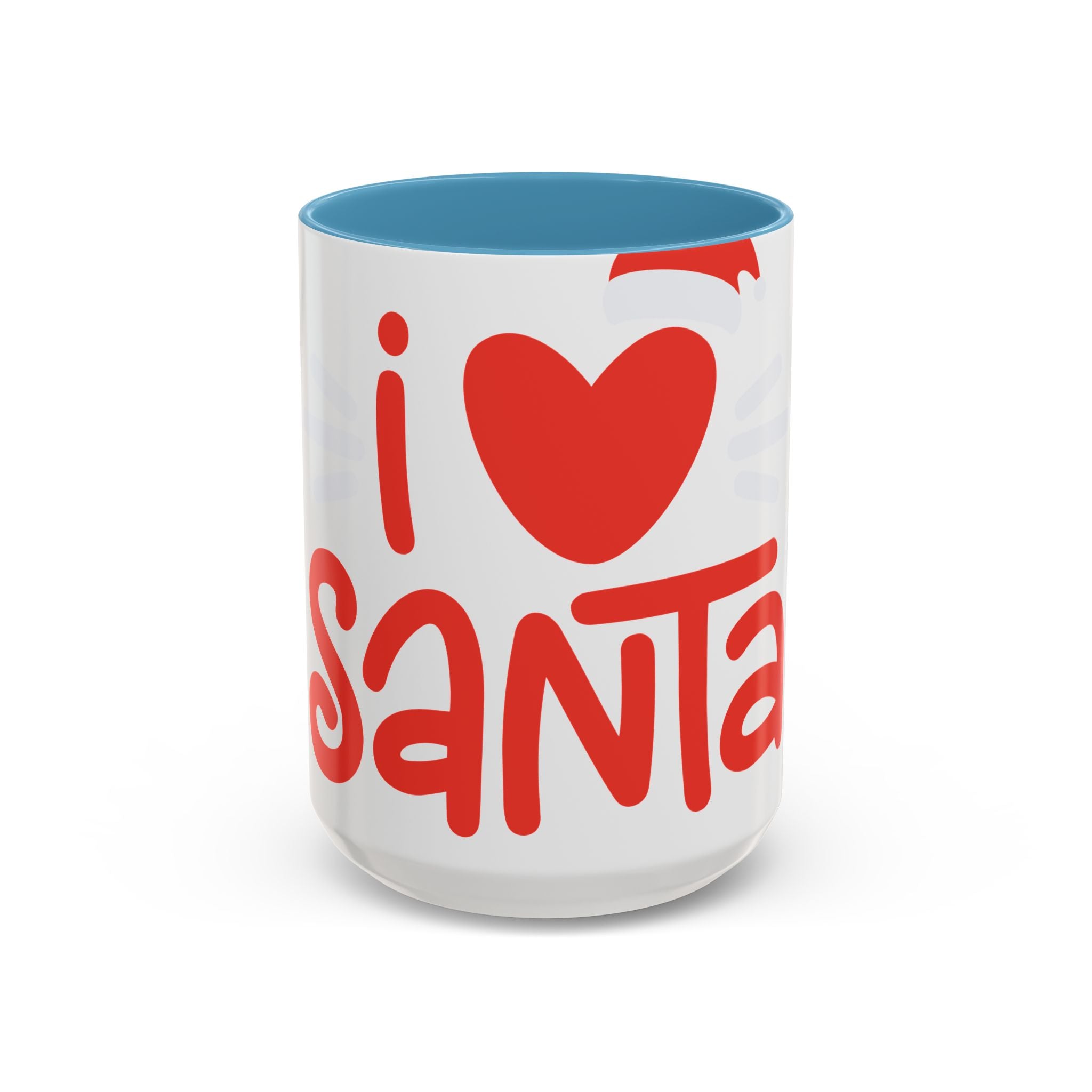 I  Santa Christmas Coffee Mug — Holiday Accent Mug (11/15oz)
