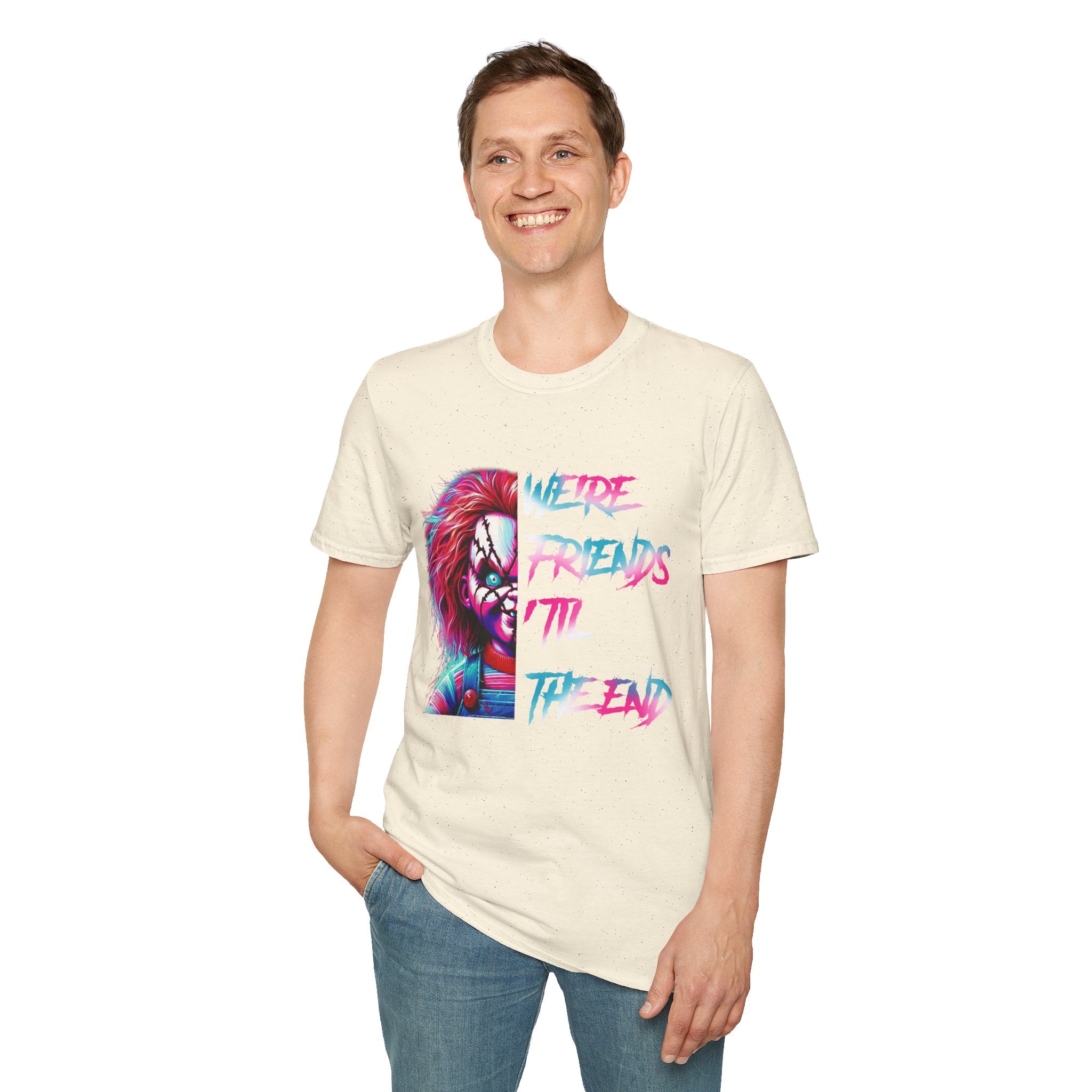 Creepy Clown Chucky "We’re Friends Till The End" T-Shirt