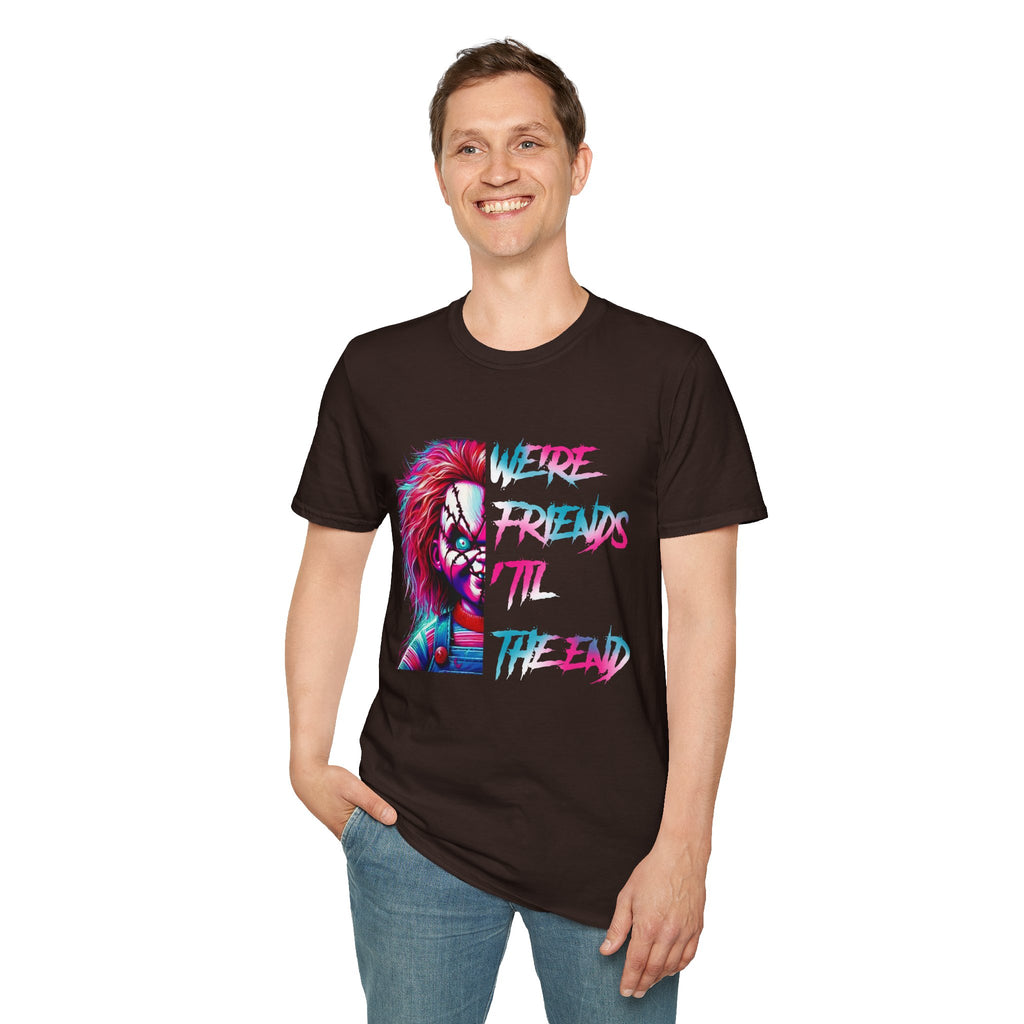 Creepy Clown Chucky "We’re Friends Till The End" T-Shirt