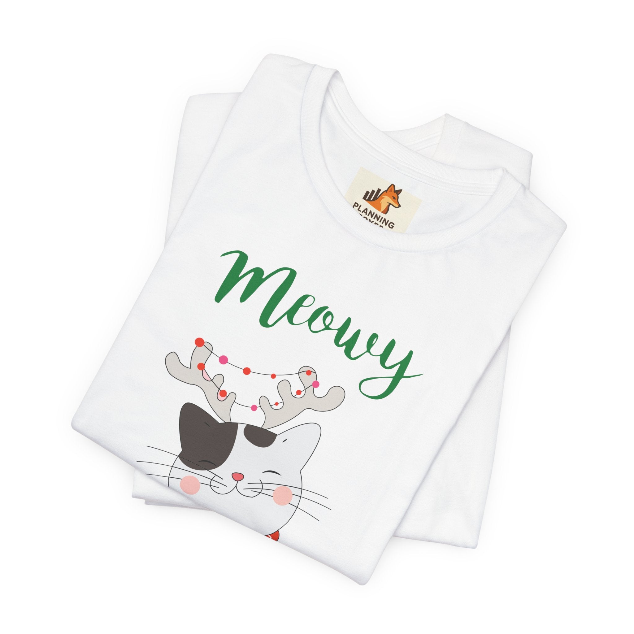 Meowy Catmas T-Shirt – Cute Christmas Cat Tee