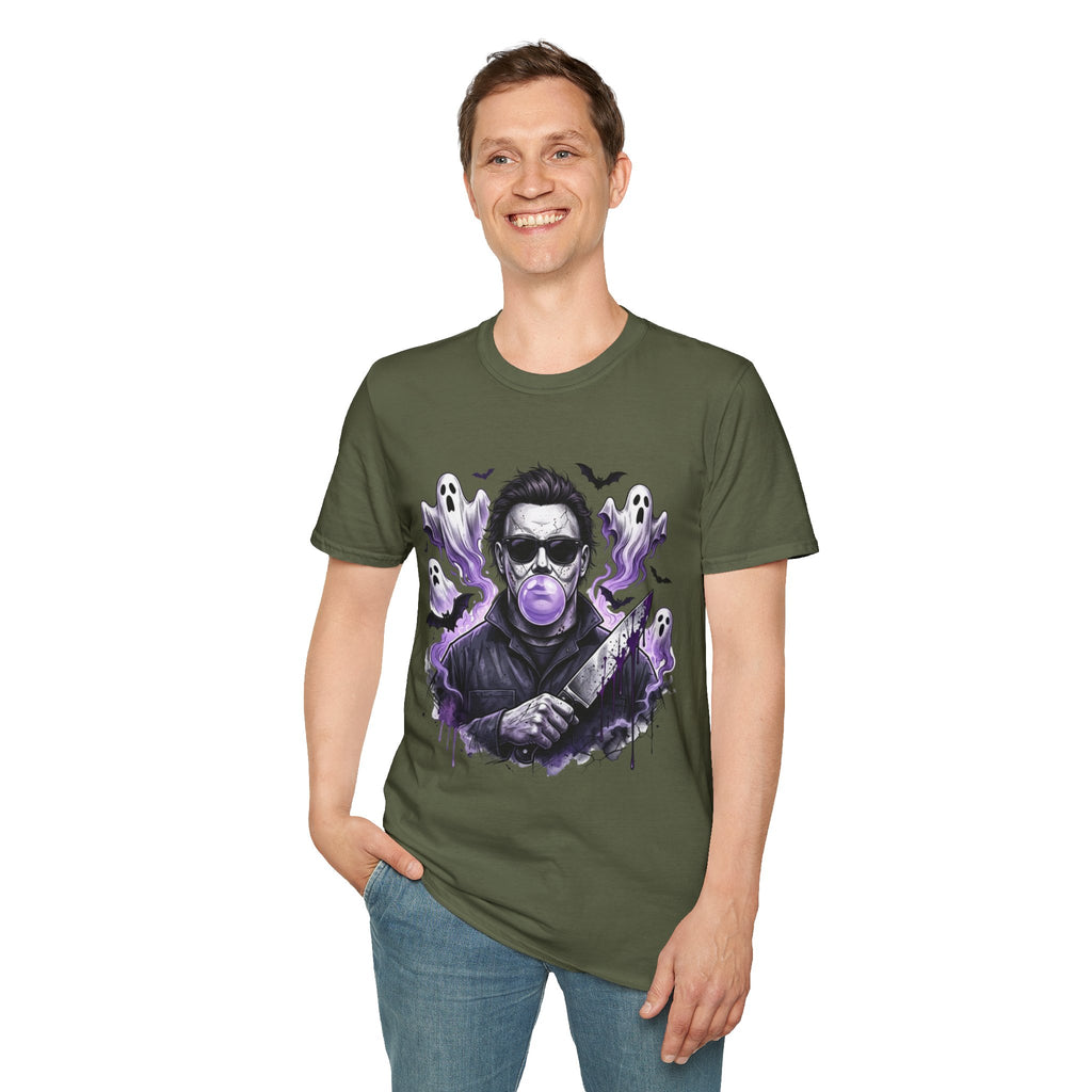 Vintage Horror Icon T-Shirt — Bubblegum Jason Design