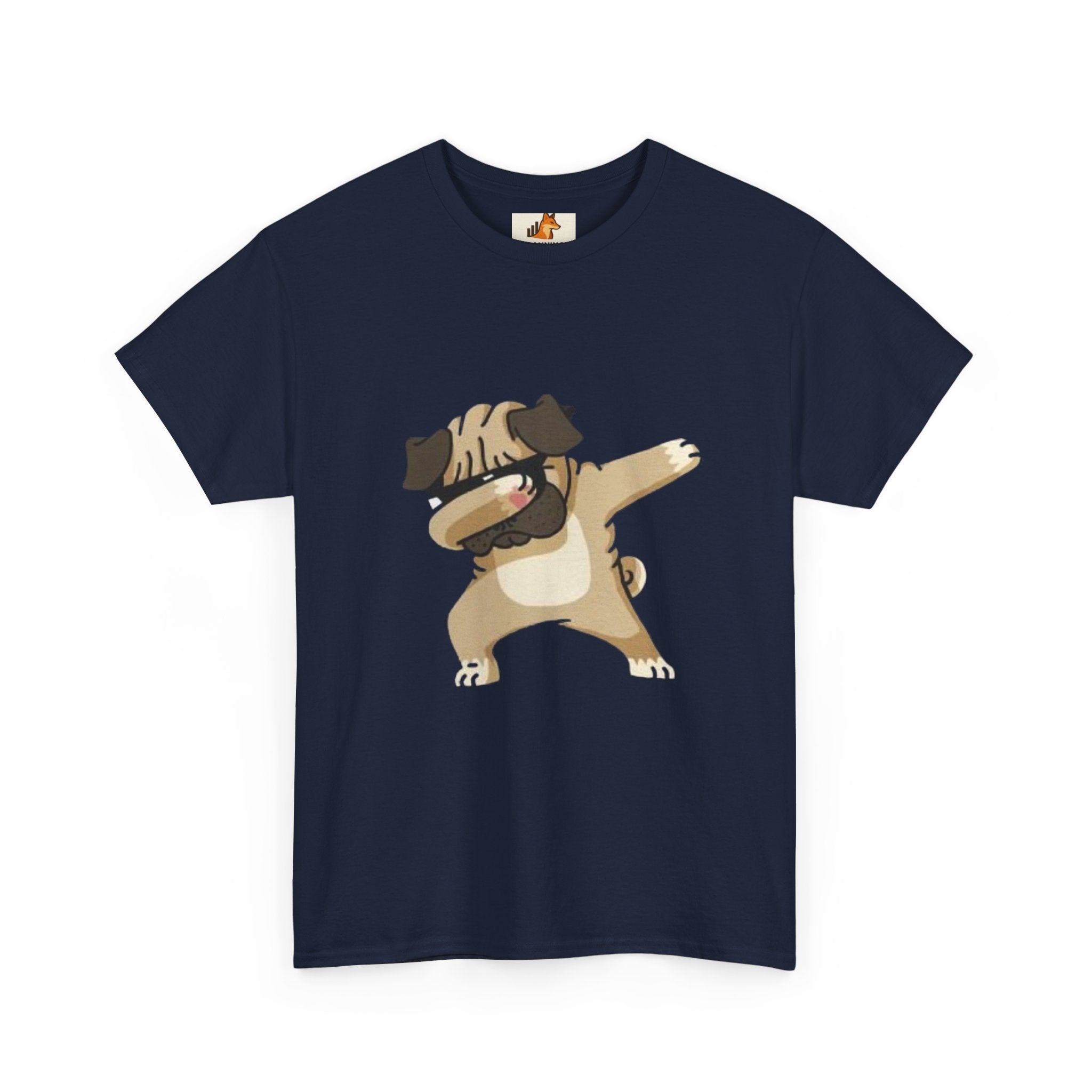 Dabbing Pug T-Shirt — Cute Funny Dog Graphic Tee for Pet Lovers