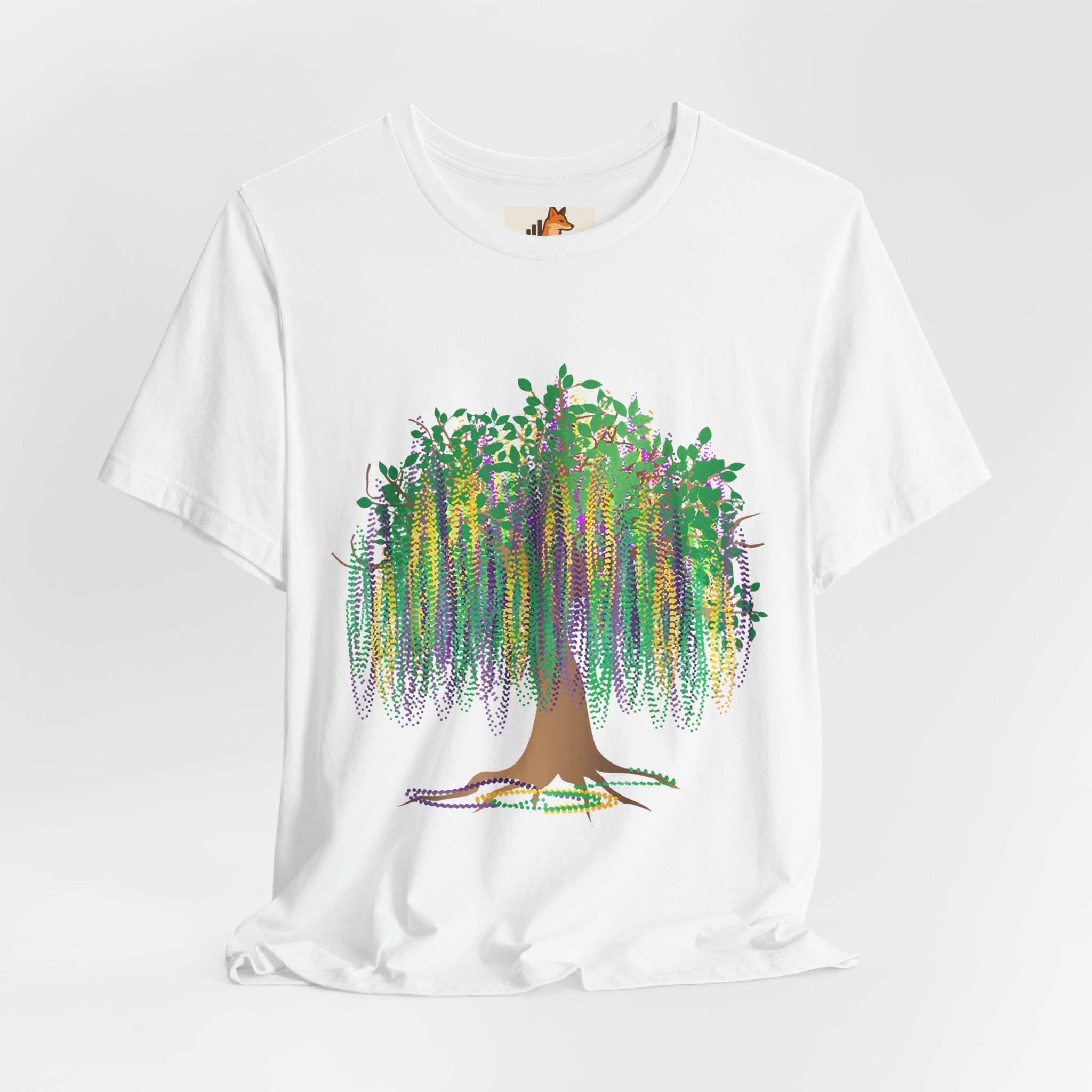 Mardi Gras Willow T-Shirt — Louisiana Fleur-de-Lis Tee
