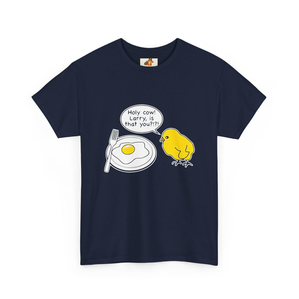 Egg & Chick Graphic Tee — "Not Yolk" Cute Breakfast T-Shirt