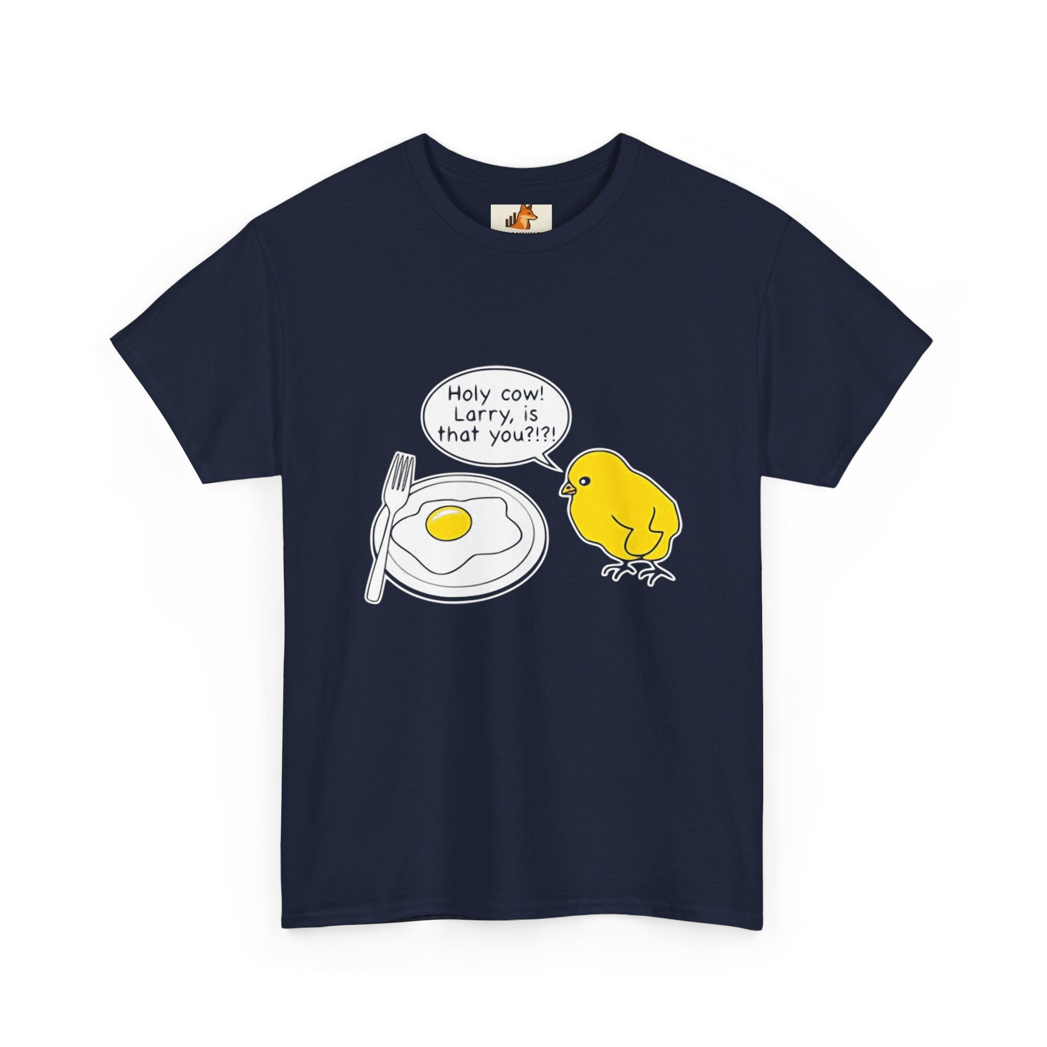 Egg & Chick Graphic Tee — "Not Yolk" Cute Breakfast T-Shirt