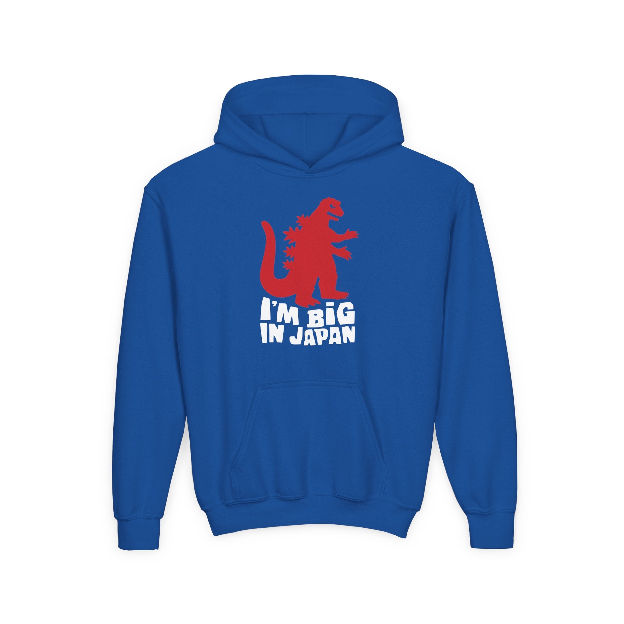 Youth Godzilla Hoodie – "I'm Big in Japan" Kids Pullover