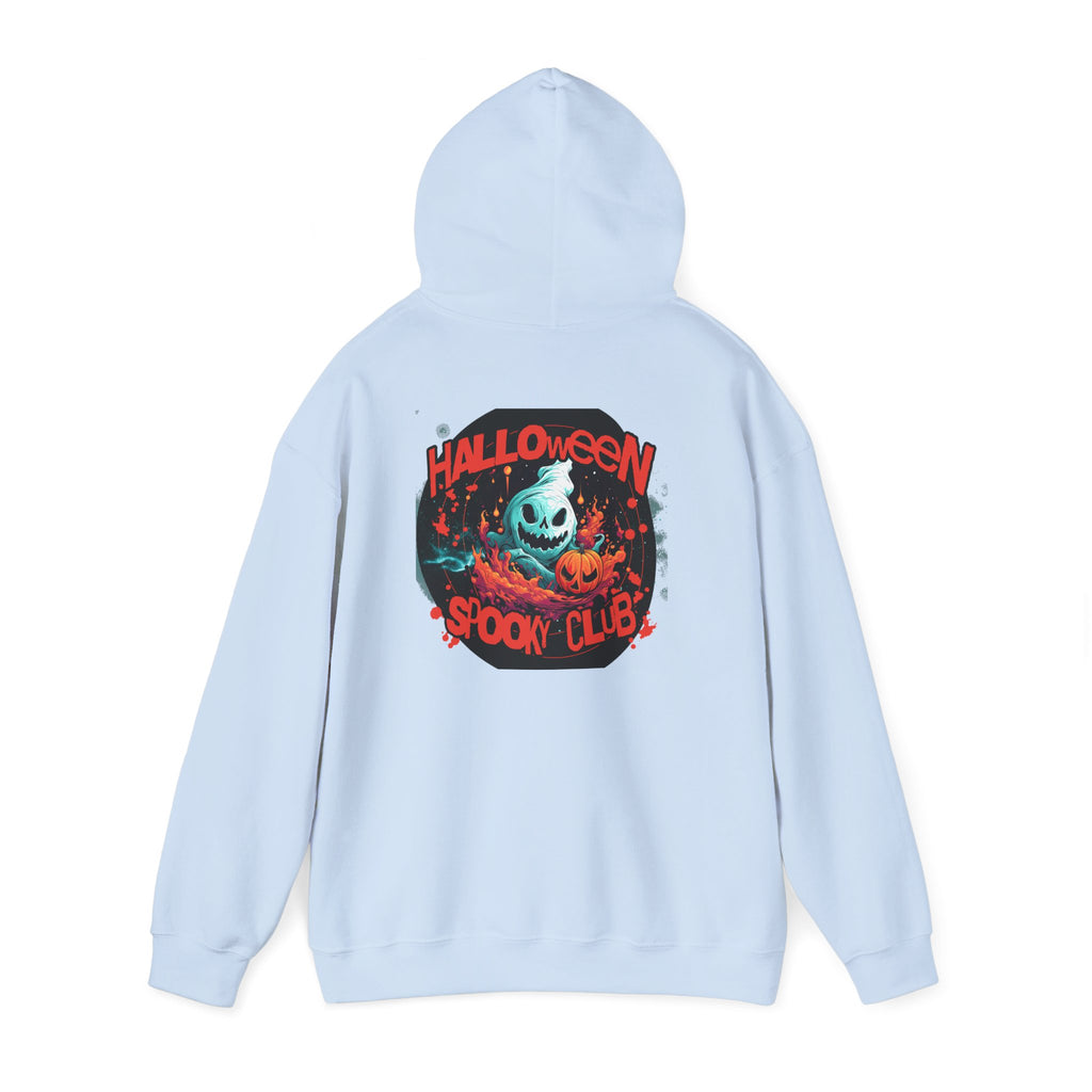 Halloween Spooky Club Hoodie — Fatality Retro Skull Horror Pullover