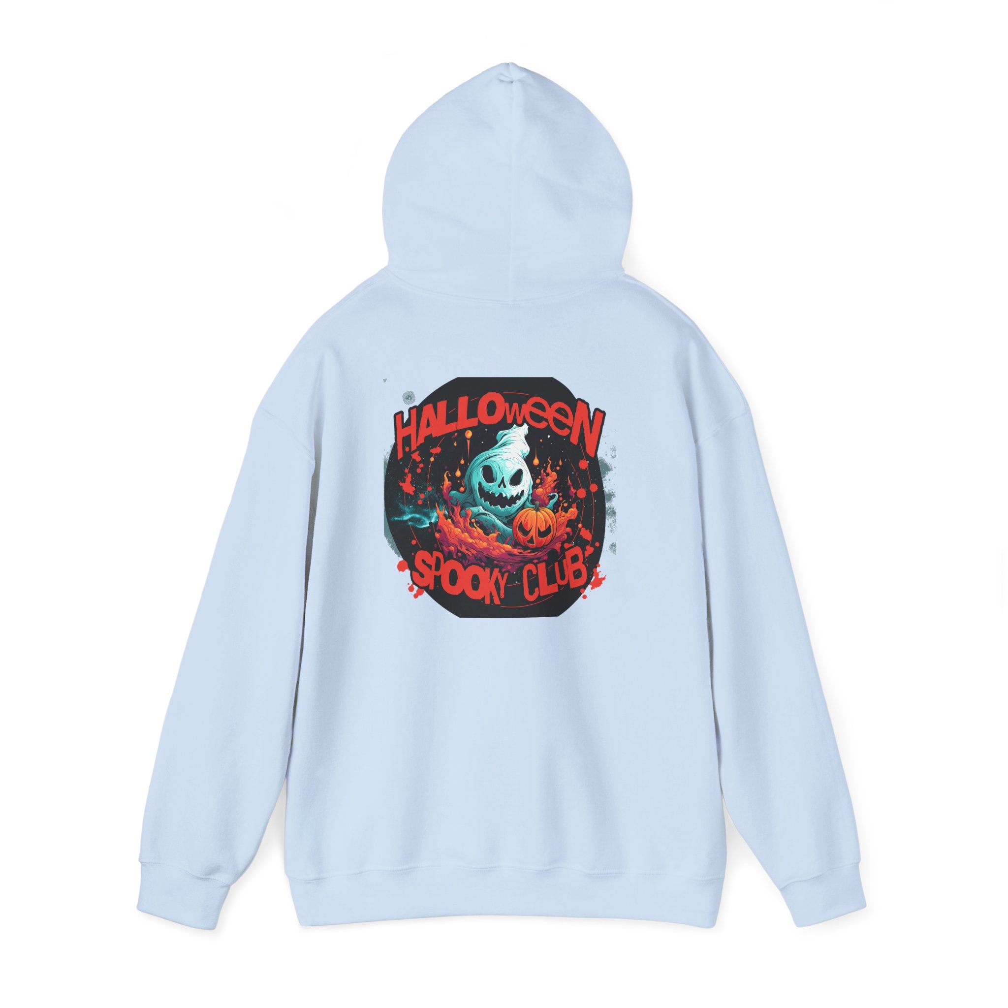Halloween Spooky Club Hoodie — Fatality Retro Skull Horror Pullover