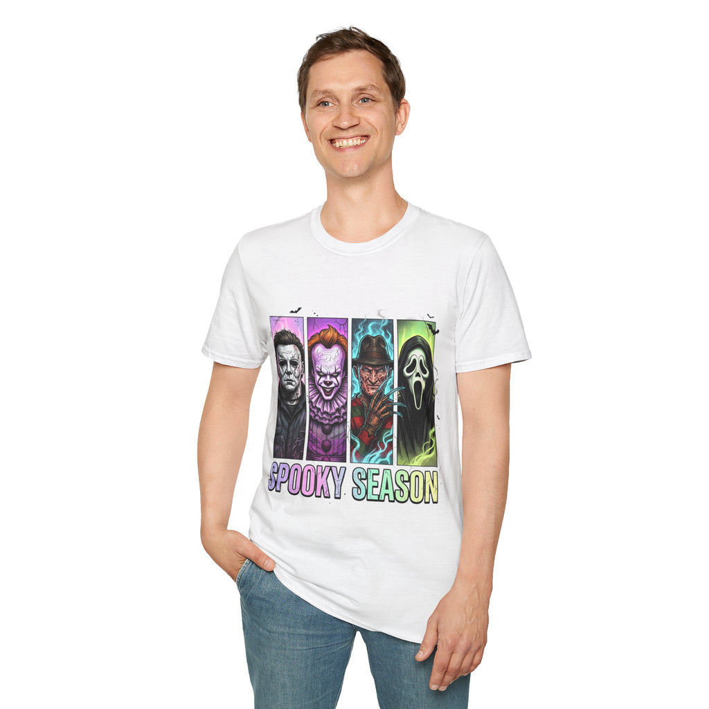 Halloween Horror Icons T-Shirt — "Spooky Season" Graphic Tee
