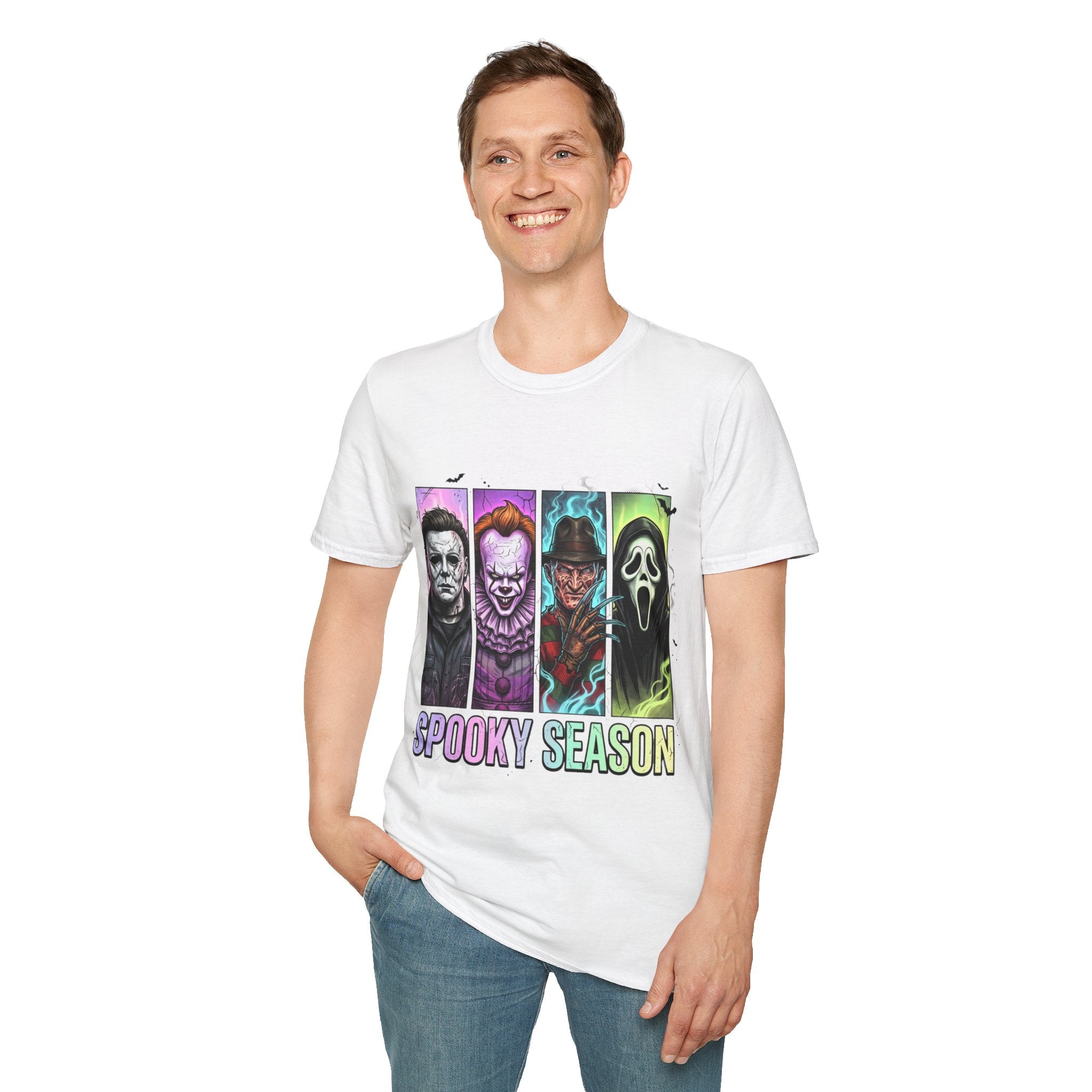 Halloween Horror Icons T-Shirt — "Spooky Season" Graphic Tee